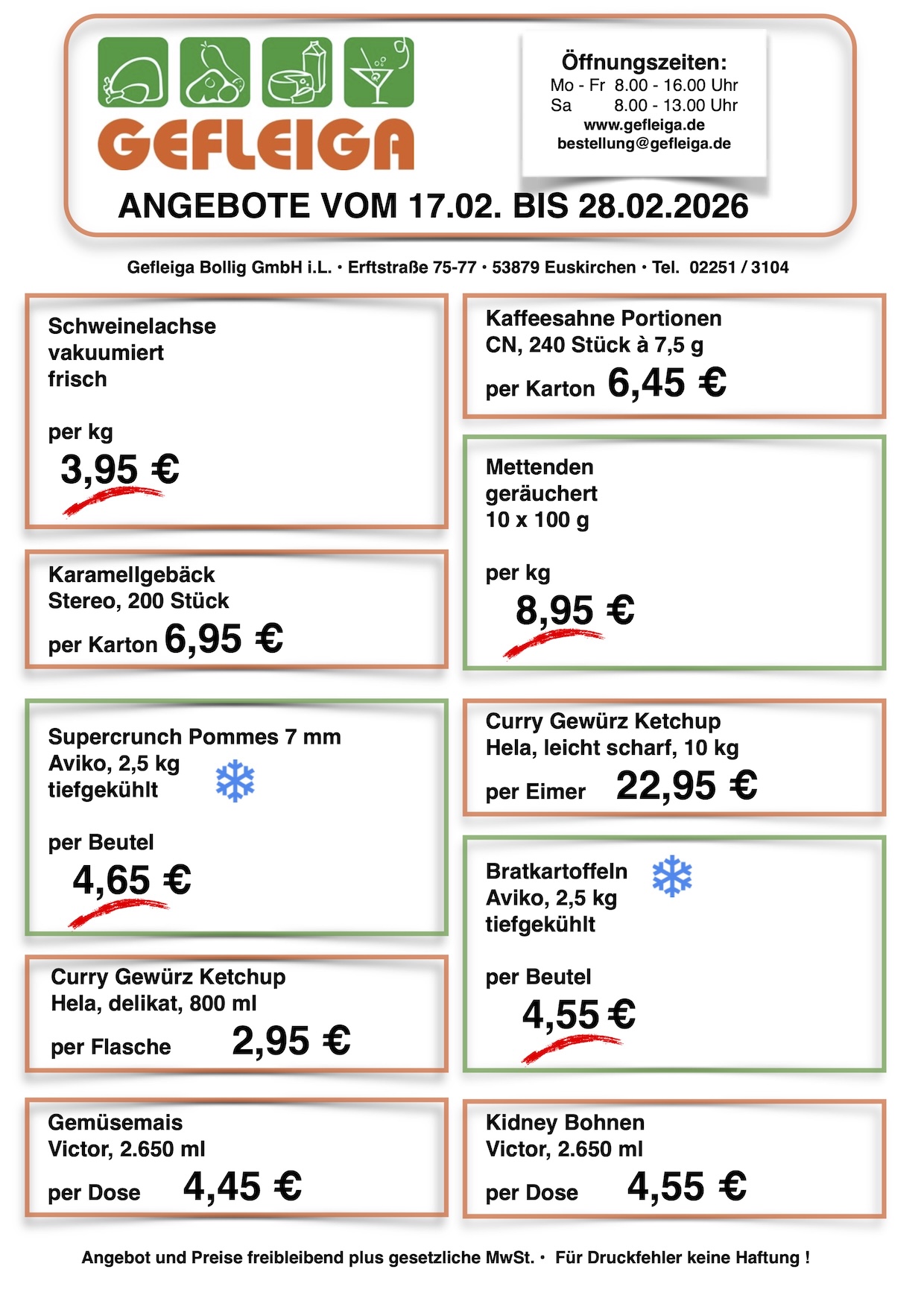 Angebote Gefleiga Euskirchen 19.01. - 31.01.26
